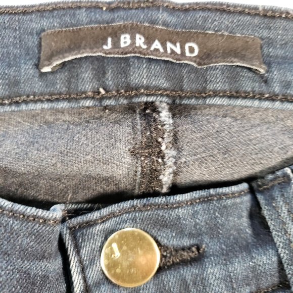 JBrand Skinny Leg Bluebird Dark Blue Jeans size 26 - Picture 3 of 9